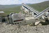 cromite ore crushing machinery